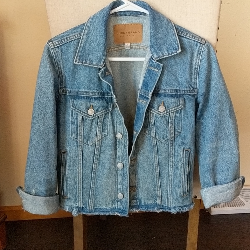 Lucky Brand Tomboy Trucker, released hem, small